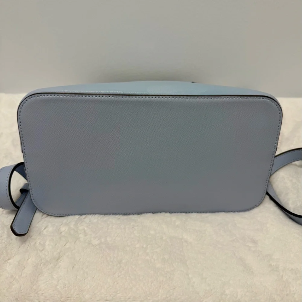 Kate Spade Dome Stacie Saffiano Leather Sky Blue Backpack NWOT’s - Picture 4 of 6